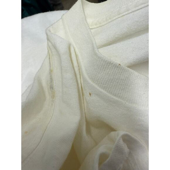 2 VTG 90's Halloween T Shirts SZ L South Point Black Cat Jack O Lantern Bat FLAW - Picture 8 of 12